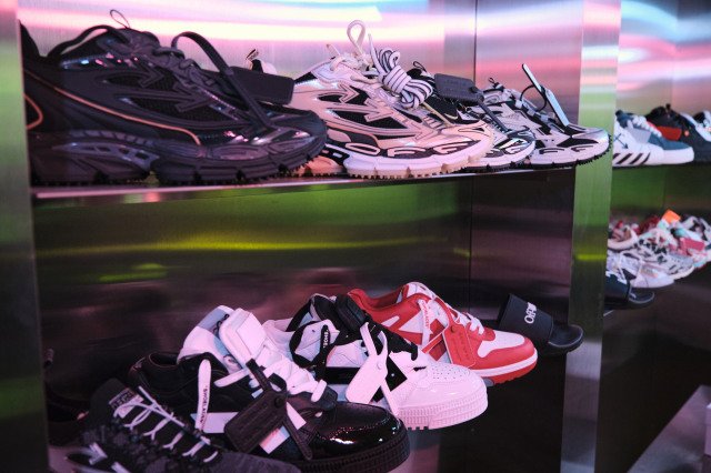 「オフホワイト」2026年春夏コレクション“POP ROMANCE”フットウェア展示会が日本初開催【撮影/池本史彦】 (C)ORICON NewS inc.