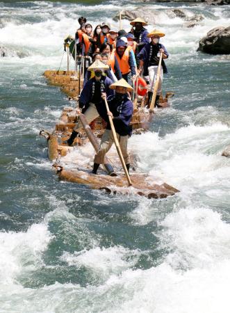 急流のスリル楽しむ 和歌山 山陰中央新報デジタル