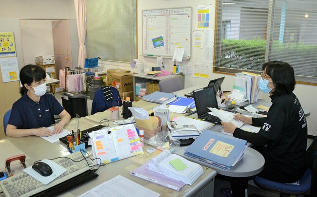 松江市内の訪問看護ステーション（今年９月）