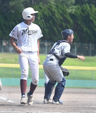 （２）松江西－立正大淞南＝２０２３年７月２４日、県立浜山公園野球場