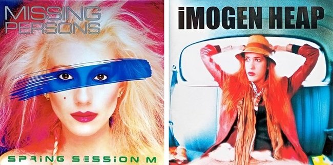 ミッシング・パーソンズの「スプリング・セッションＭ」（左）とイモージェン・ヒープの「Ｉ・メガフォン」
