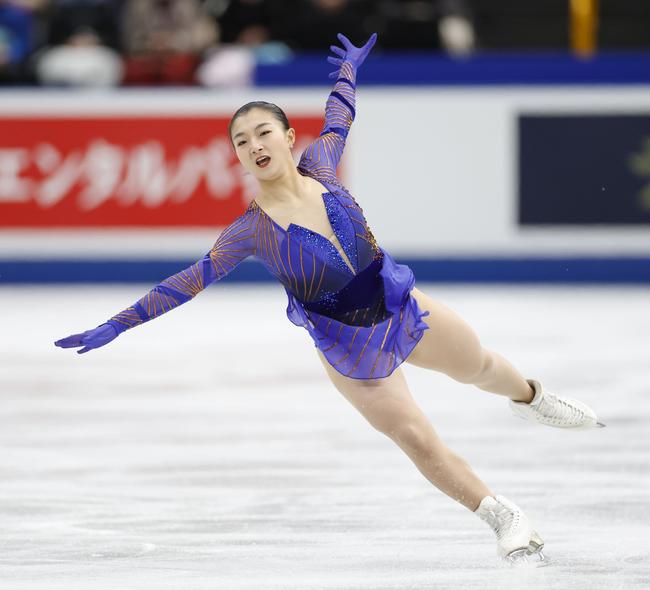 日本代表として北京五輪フィギュアスケート女子シングルスに出場する坂本花織選手