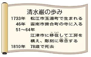 清水　巌の歩み
