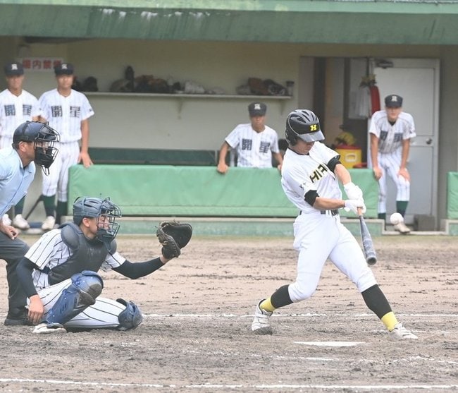 平田－開星＝２０２３年７月１９日、松江市営野球場