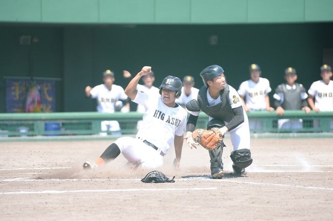 大田－益田東＝２０２３年７月２２日、県立浜山公園野球場
