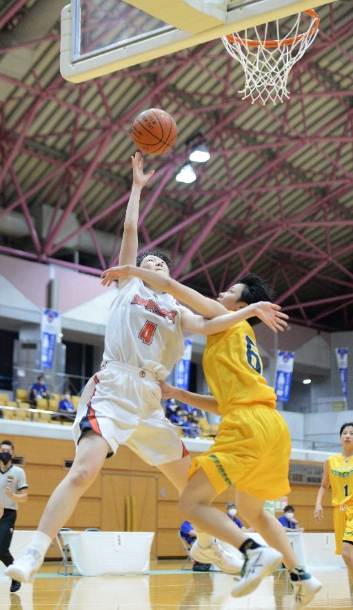 朝刊先読み 女子バスケットボール 松徳学院 全国初勝利 高校総体 山陰中央新報デジタル