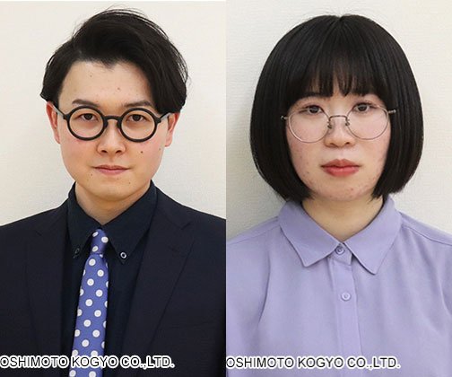 解散を発表したガラン堂(左から)中野ミズオ、馬場光