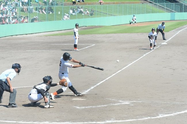 大田－益田東＝２０２３年７月２２日、県立浜山公園野球場