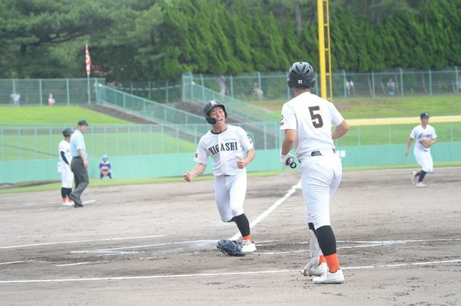 益田東－出雲西＝２０２３年７月１９日、県立浜山公園野球場
