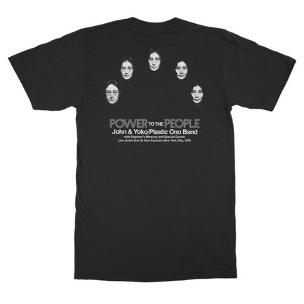 ジョン・レノン＆オノ・ヨーコの公式Tシャツ＆ステッカーが日本でも発売に