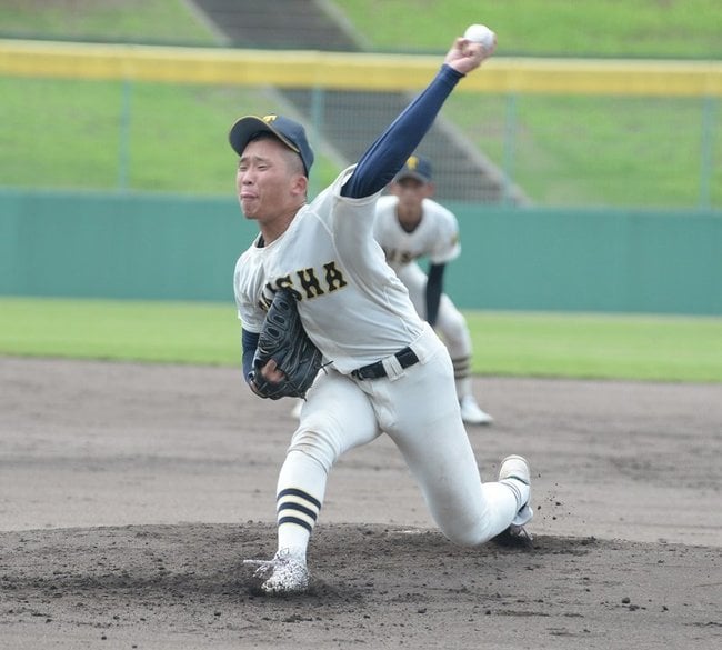 大社－益田翔陽＝２０２３年７月１８日、県立浜山公園野球場
