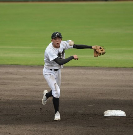 江津工業ー益田東＝２０２３年７月１４日、県立浜山公園野球場