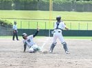 隠岐－開星＝２０２３年７月１７日、松江市営野球場