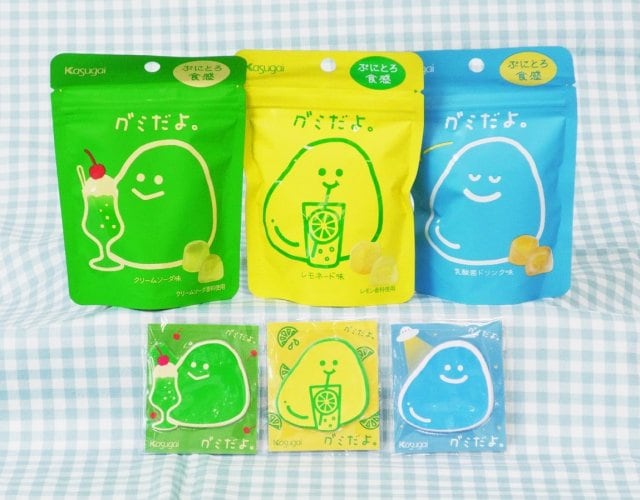 「裏グミの日」対象商品の『グミだよ。』とぷっくりステッカー