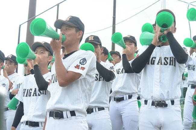 益田東－出雲西＝２０２３年７月１９日、県立浜山公園野球場