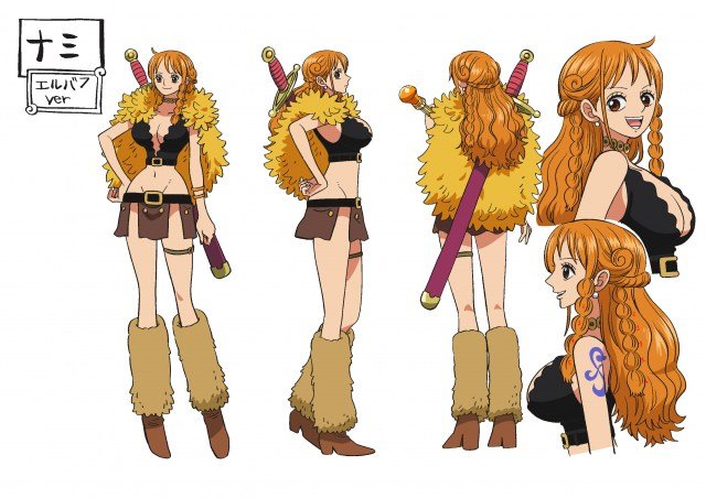 『ワンピース』エルバフ編のキャラ設定画 (C)尾田栄一郎/集英社 (C)尾田栄一郎/集英社・フジテレビ・東映アニメーション