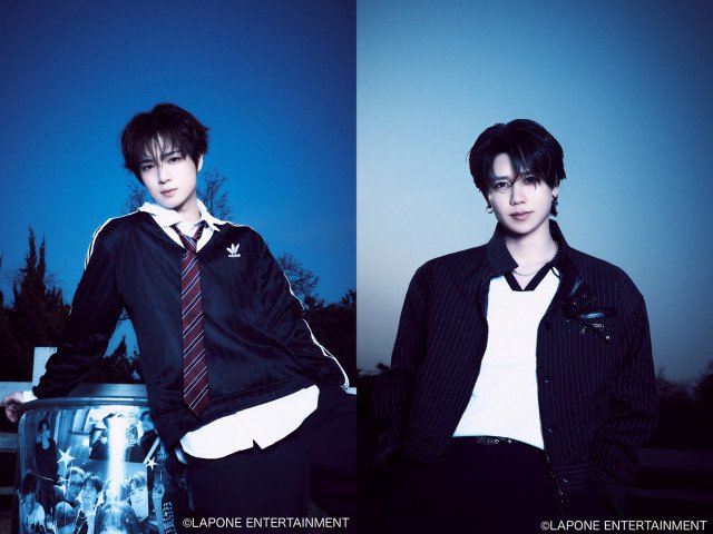 INI(左から)佐野雄大、藤牧京介(C)LAPONE ENTERTAINMENT