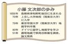 小藤　文次郎の歩み