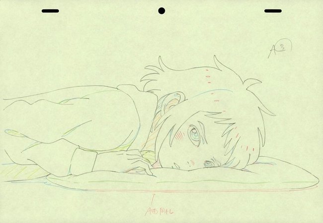 特報カットの作画