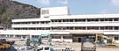 工事が進む津和野町役場新庁舎