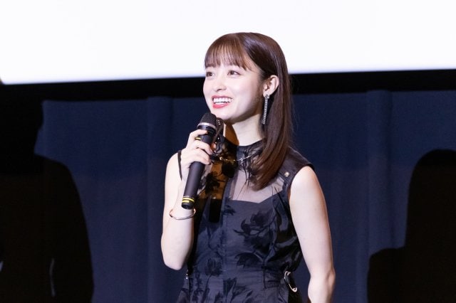 映画『カラダ探し THE LAST NIGHT』大ヒット御礼ツアー in 福岡に登壇した橋本環奈（C）2025「カラダ探し THE LAST NIGHT」製作委員会