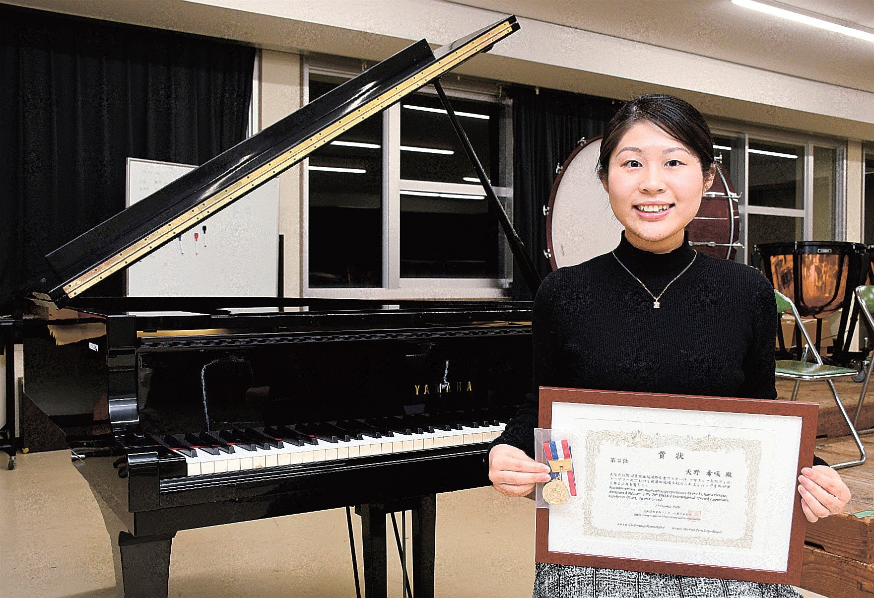 ピアノ演奏で癒やす医師目指す 大阪国際音楽コンクール3位 島根大