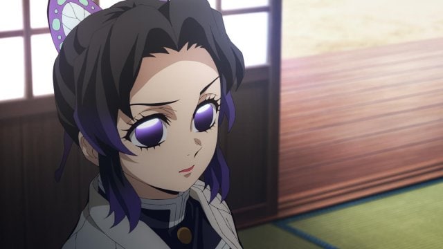 鬼滅の刃 ufotable 場面写ブロマイドくじ　立志編 24話　胡蝶カナエ 鬼滅の刃』泣いちゃうよ…胡蝶姉妹の凛々しい姿 ufotable公式絵に