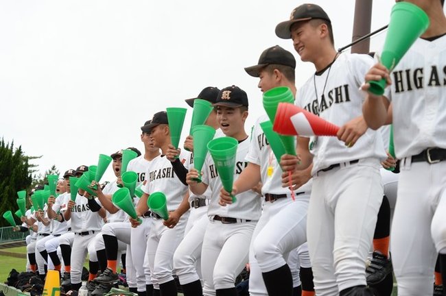 江津工業ー益田東＝２０２３年７月１４日、県立浜山公園野球場