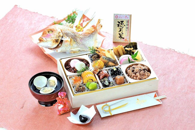 ふるかわがオンライン販売を始めた「お食い初め　出雲縁結び御膳」