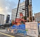 
          
大和ハウスリアルティマネジメントが建設している松江駅前のホテル＝松江市朝日町
        