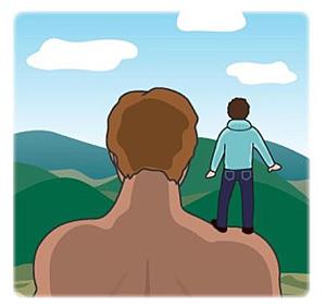 巨人の肩の上に立つと、遠くまで見渡せるね