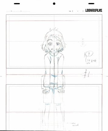 主人公・カンナの原画