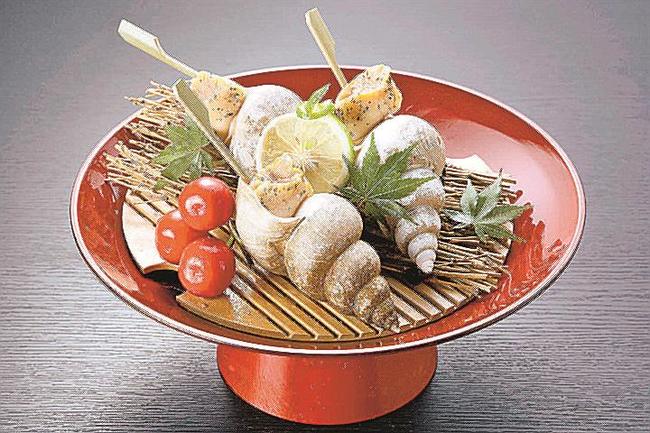 白バイ貝の煮付け