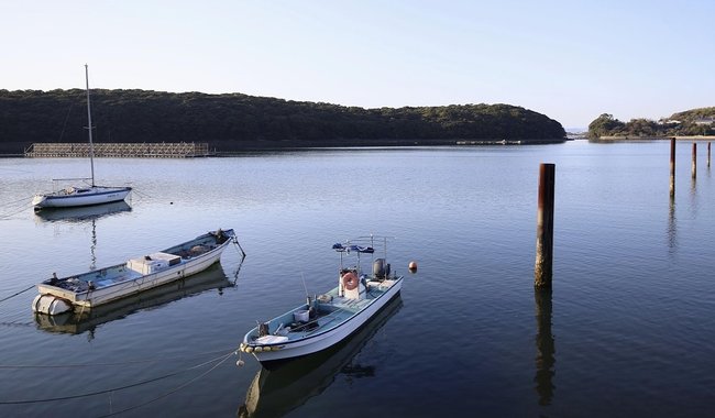 メチル水銀を含む廃水が流れ込んだ、熊本県水俣市の袋湾＝２０２３年３月
