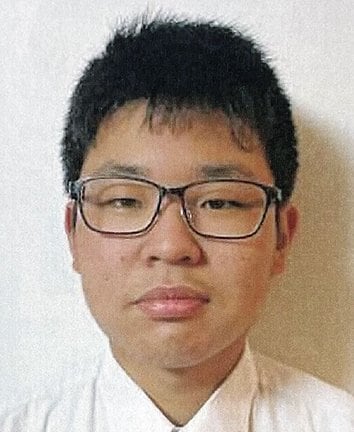 梶谷恭暉さん（岡山県警提供）