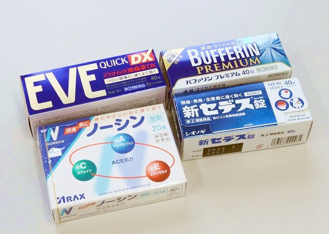 市販の解熱鎮痛剤、ワクチンの副作用に使えるのだろうか？