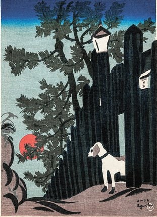 川端龍子《第一日》１９１６（大正５）年、大田区立郷土博物館蔵