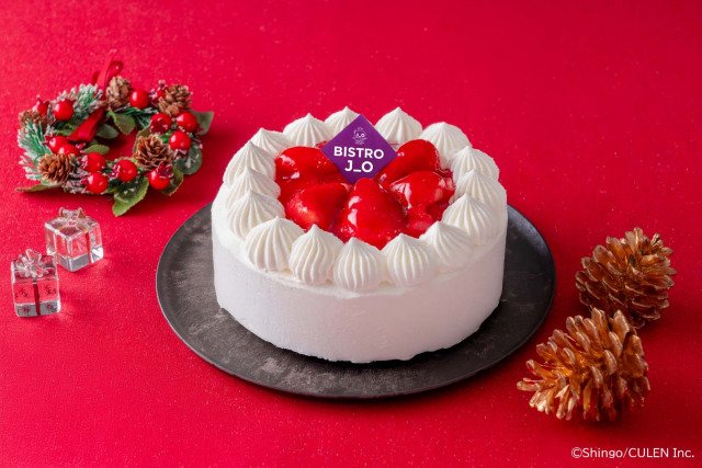 「BISTRO J_O」オリジナル「いちごのショートケーキ」