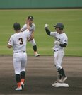 江津工業ー益田東＝２０２３年７月１４日、県立浜山公園野球場
