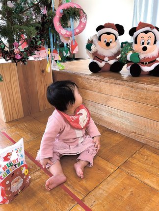 「初めてのクリスマス」（読者提供）