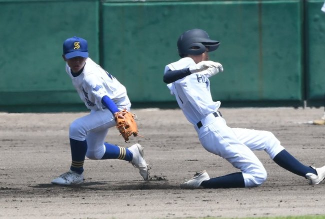 青陵－斐川西＝２０２３年７月２４日、江津市民球場