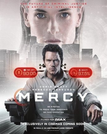 クリス・プラット主演映画『MERCY／マーシー　AI裁判』（原題: MERCY）2926年1月23日、日米同時公開決定