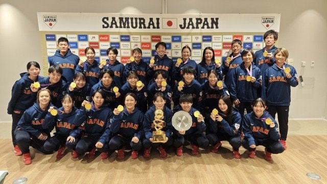 「アジアカップ」4連覇を達成した“侍ジャパン”野球女子日本代表　写真提供：NPBエンタープライズ