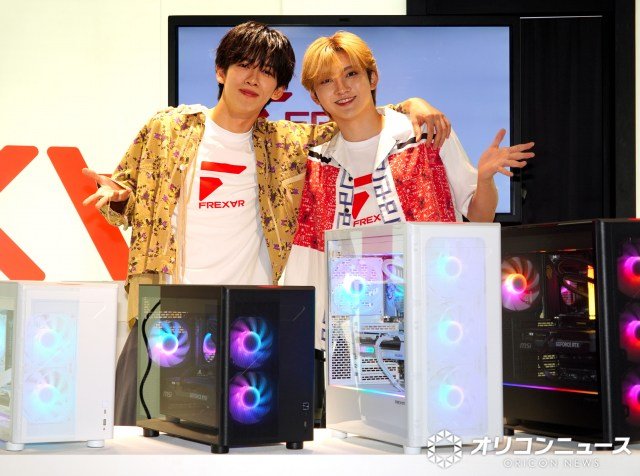 『ストリートファイター6』で初対戦した超特急（左から）リョウガ、ユーキ （C）ORICON NewS inc.