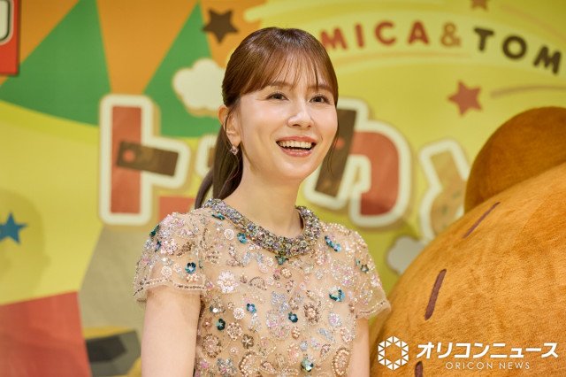 6月6日、『トミカとトム』限定招待イベント「トムのひみつのワクワクイベント」に登壇したMay J. (C)oricon ME inc.