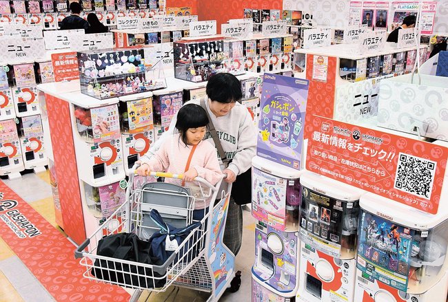 ７日にオープンした「ガシャポンバンダイオフィシャルショップ」ＰＬＡＮＴ出雲店∥出雲市塩冶町