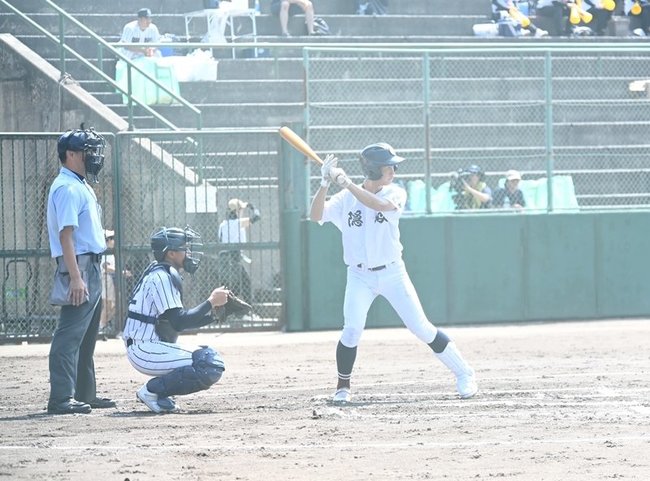 隠岐－開星＝２０２３年７月１７日、松江市営野球場