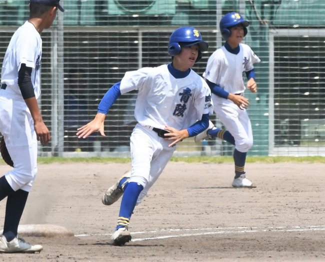 青陵－斐川西＝２０２３年７月２４日、江津市民球場