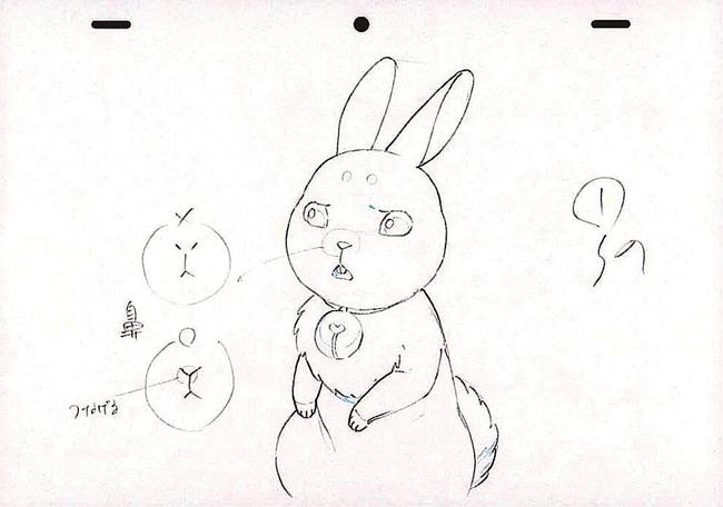 坂本真綾さん演じるシロの原画