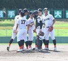 大社－益田東＝２０２３年７月２４日、県立浜山公園野球場